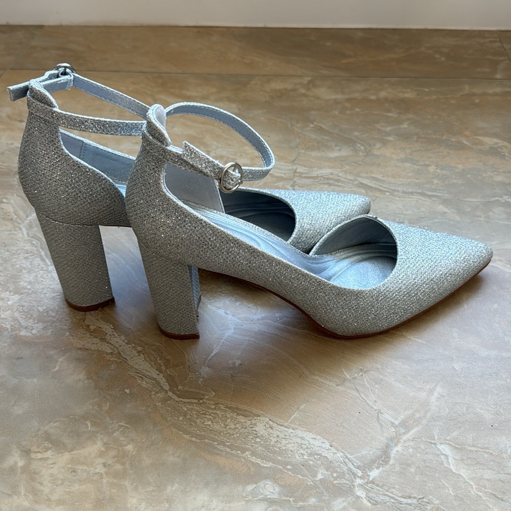Silver heels